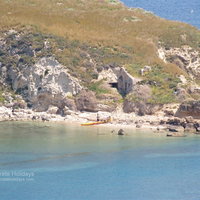 Kayaking off Almyrida 