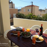 10 Anastasia downstairs shaded dining terrace and kitchen door