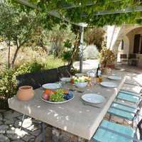 09 The Buoys Villa outside dining terrace and main entrance porch.