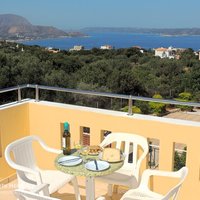 05 Nostalgia upstairs sun terrace view over Souda Bay.